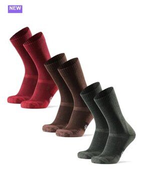 Merino Wool Hiking Socks Thermal Crew Cushioned Outdoor Boot Socks